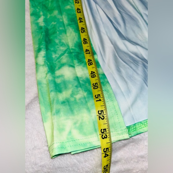 TRUE ROCK Dress & Shorts Neon Green Set sz L NWT! - Picture 7 of 11